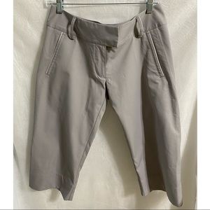 ADIDAS Golf 3/4 Pants Gray Carpi Pockets Size 4